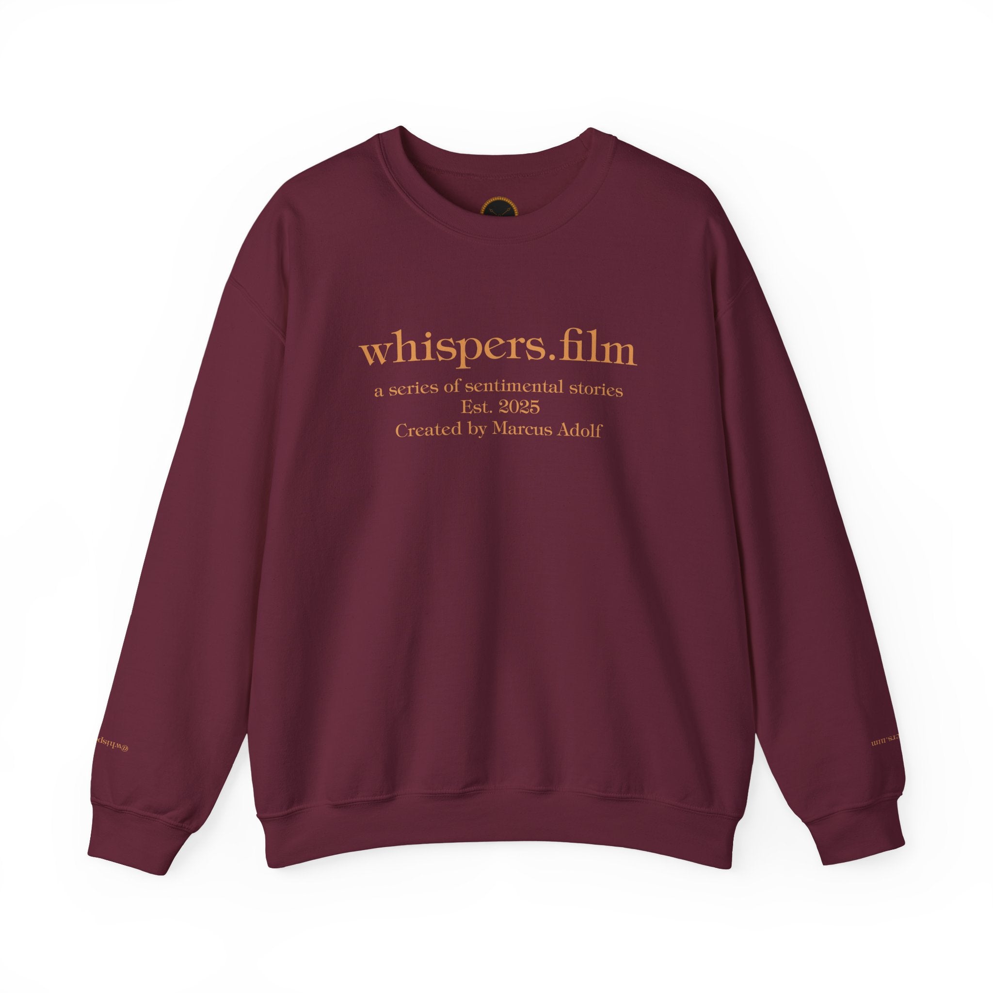 Whispers.film Crewneck Sweatshirt – Vintage Film Studios Graphic Pullover