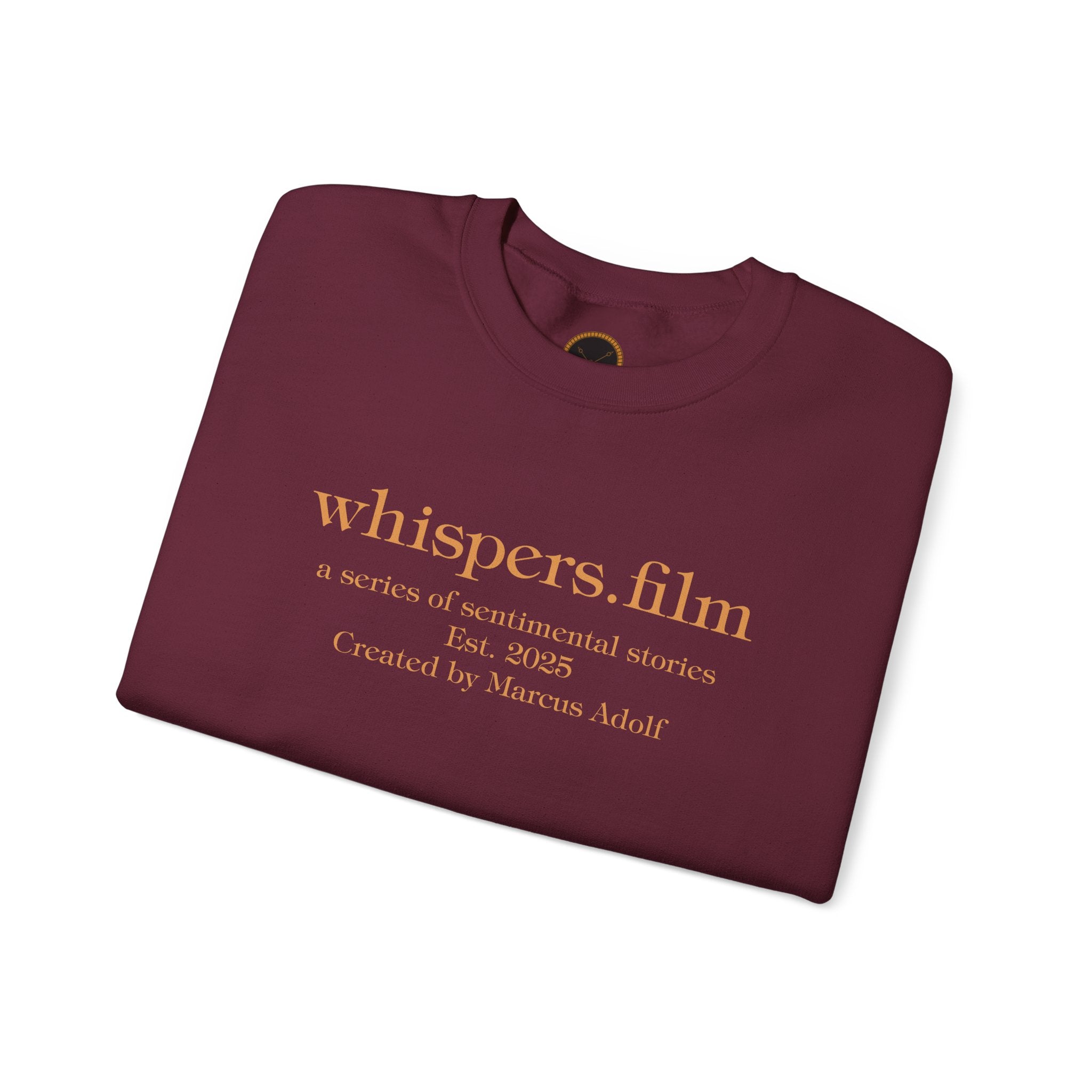 Whispers.film Crewneck Sweatshirt – Vintage Film Studios Graphic Pullover