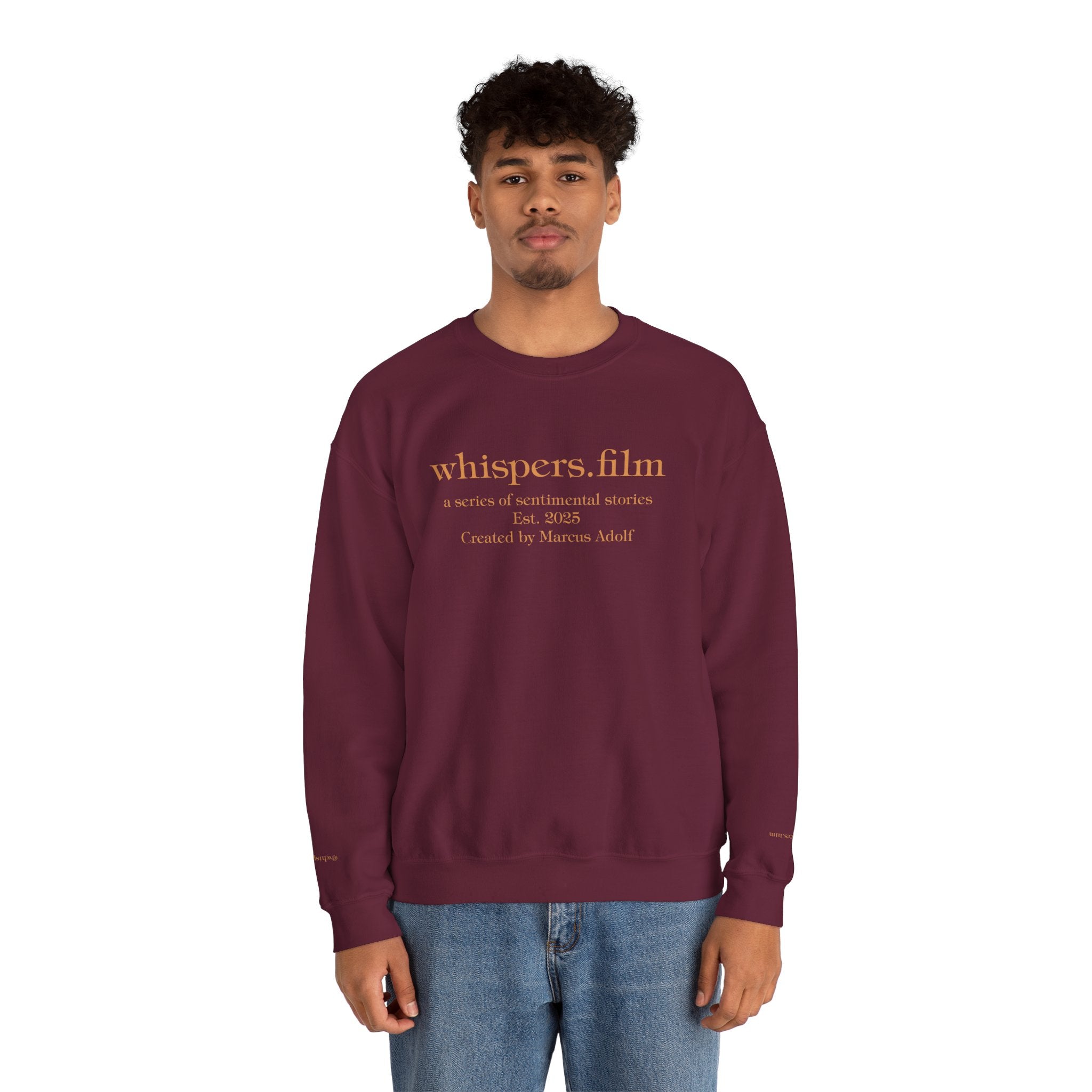 Whispers.film Crewneck Sweatshirt – Vintage Film Studios Graphic Pullover