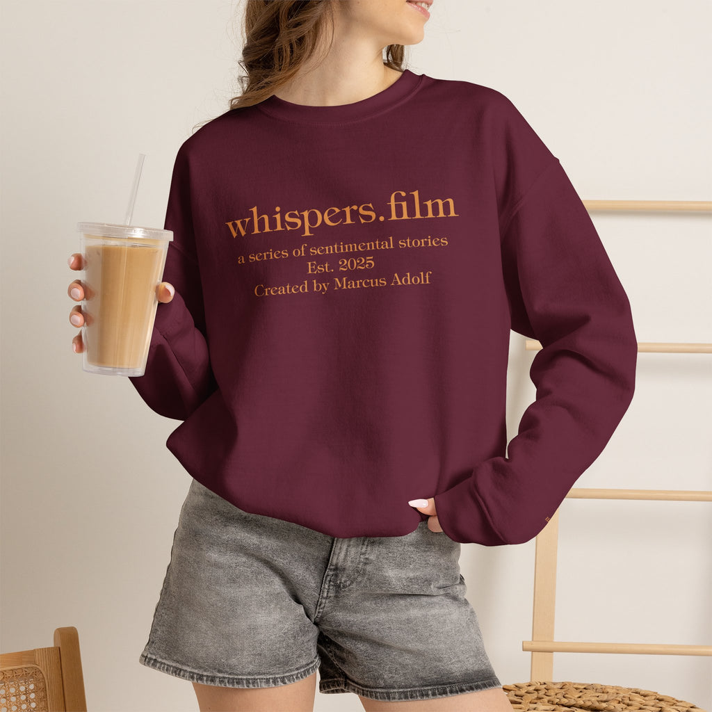 Whispers.film Crewneck Sweatshirt – Vintage Film Studios Graphic Pullover