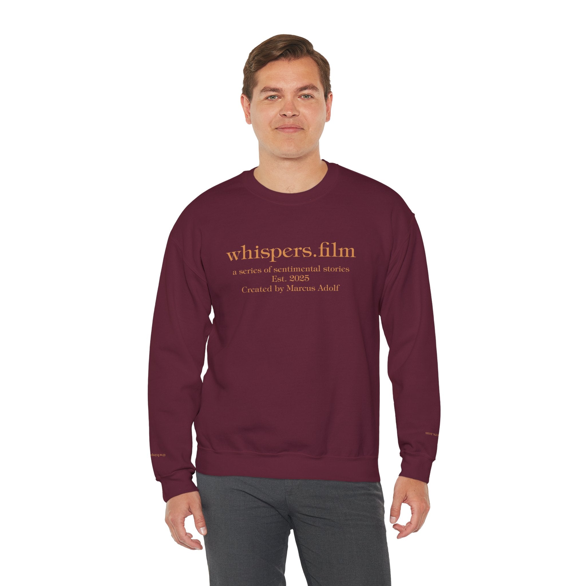 Whispers.film Crewneck Sweatshirt – Vintage Film Studios Graphic Pullover