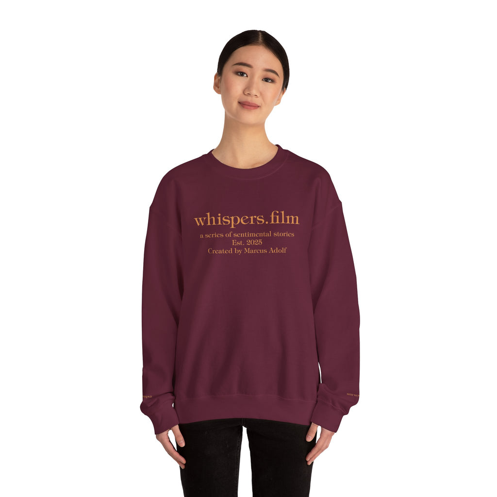 Whispers.film Crewneck Sweatshirt – Vintage Film Studios Graphic Pullover
