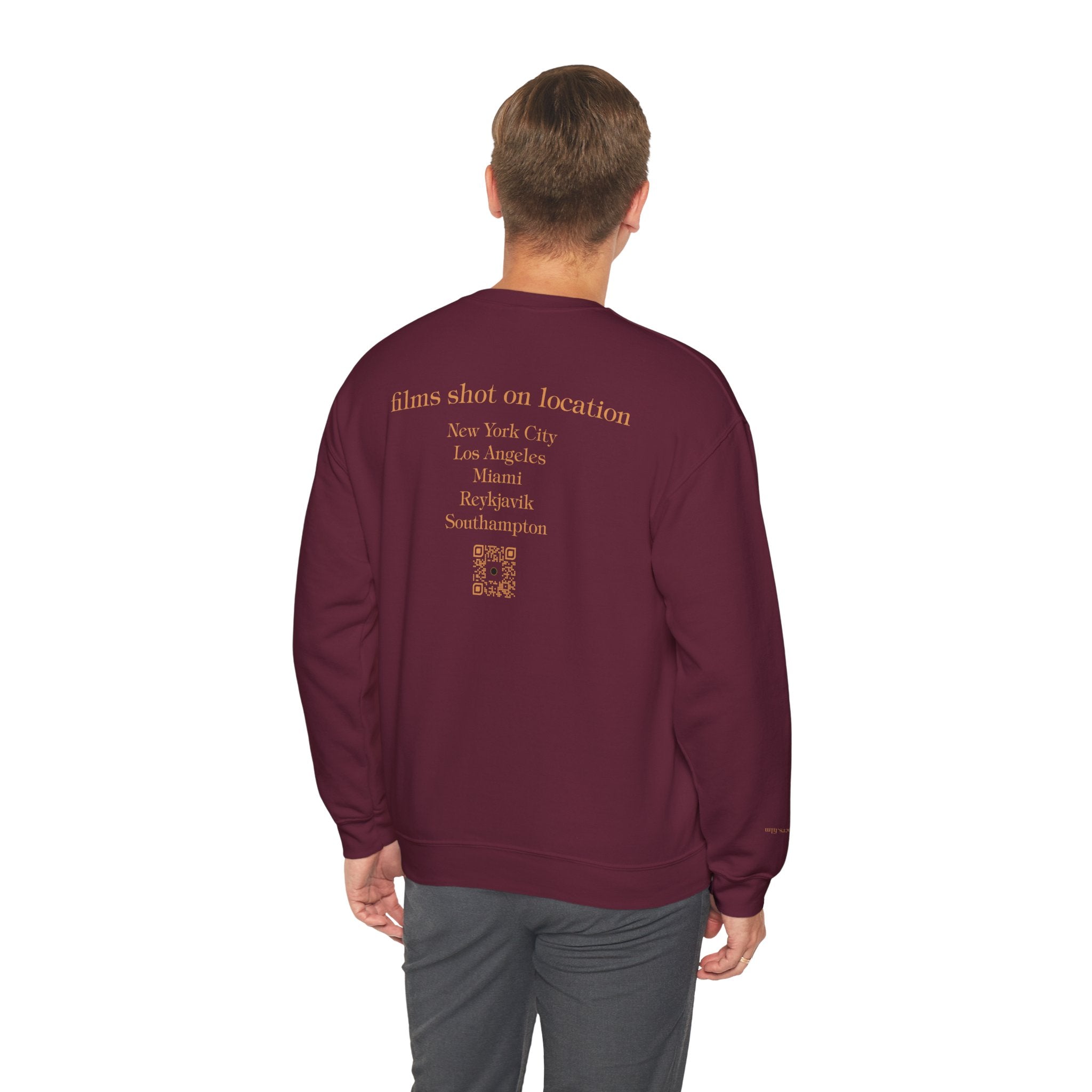 Whispers.film Crewneck Sweatshirt – Vintage Film Studios Graphic Pullover