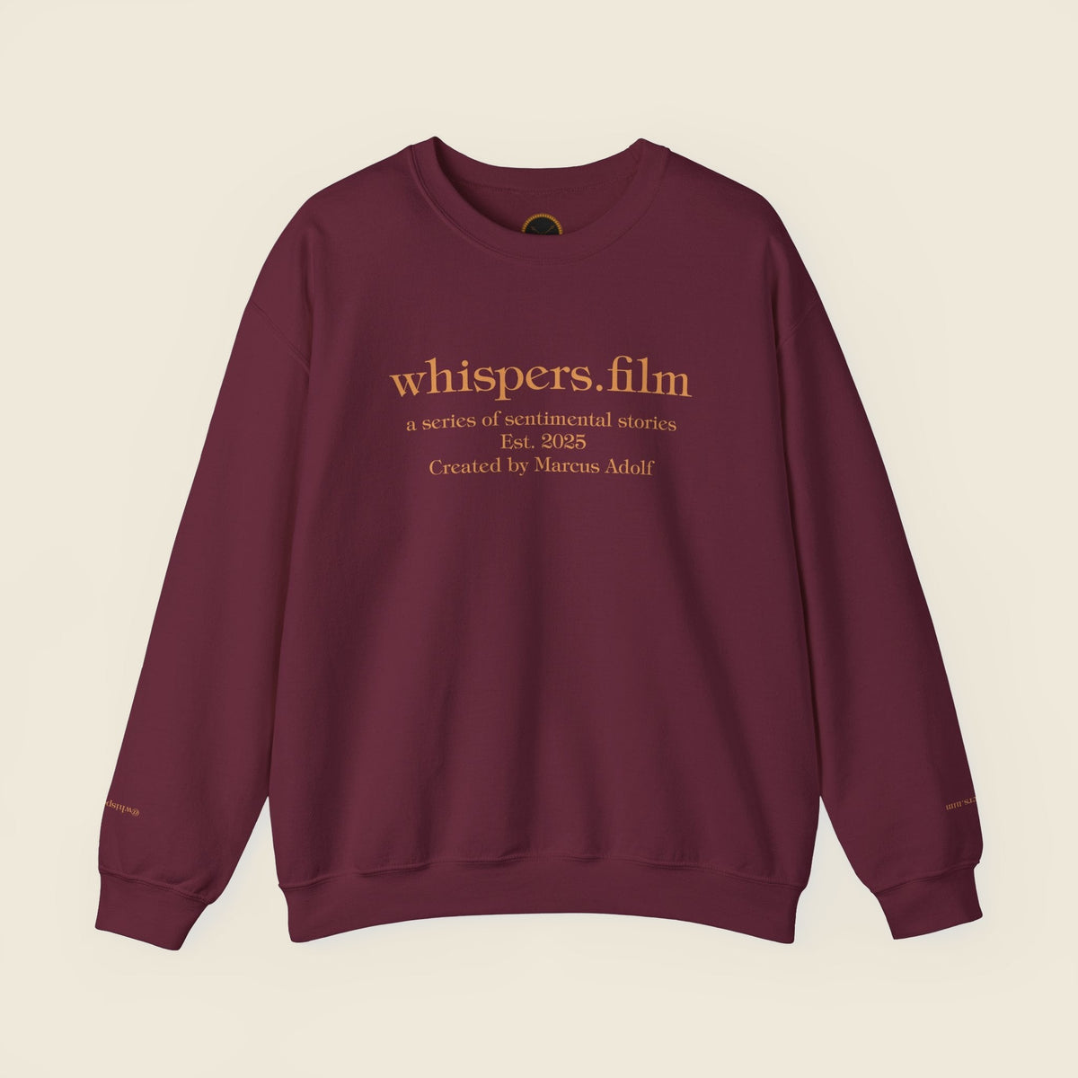 Whispers Crewneck — stock backdrop